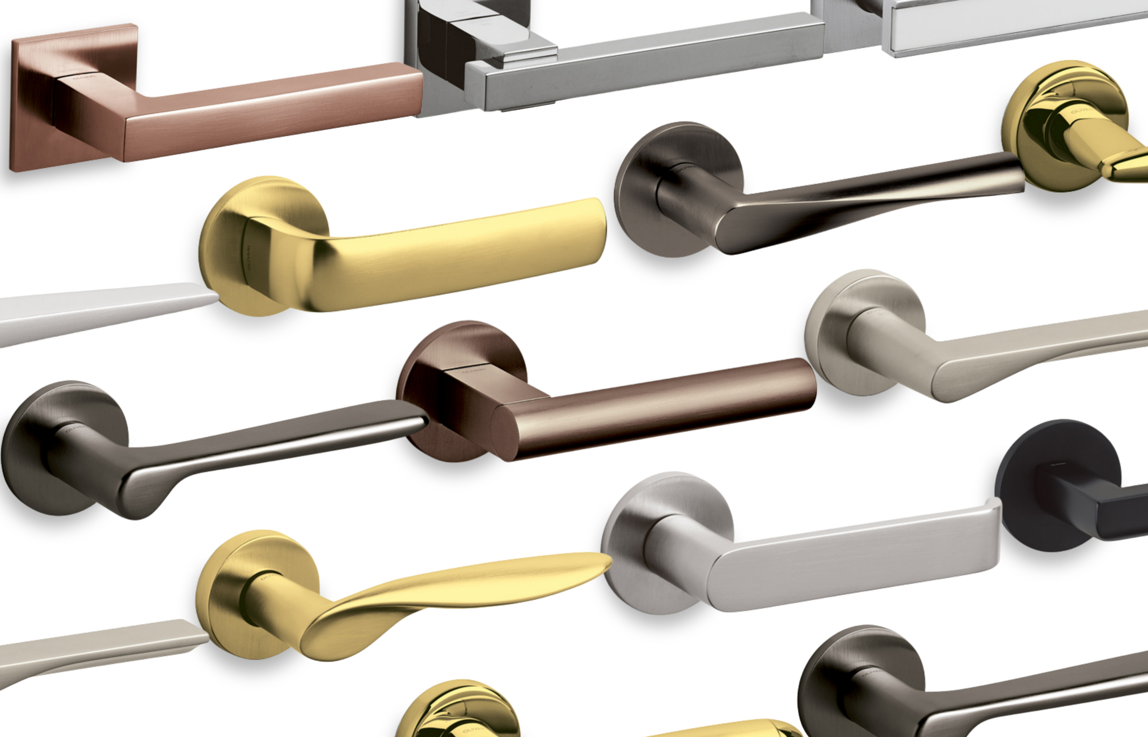 Door Handles on Rose