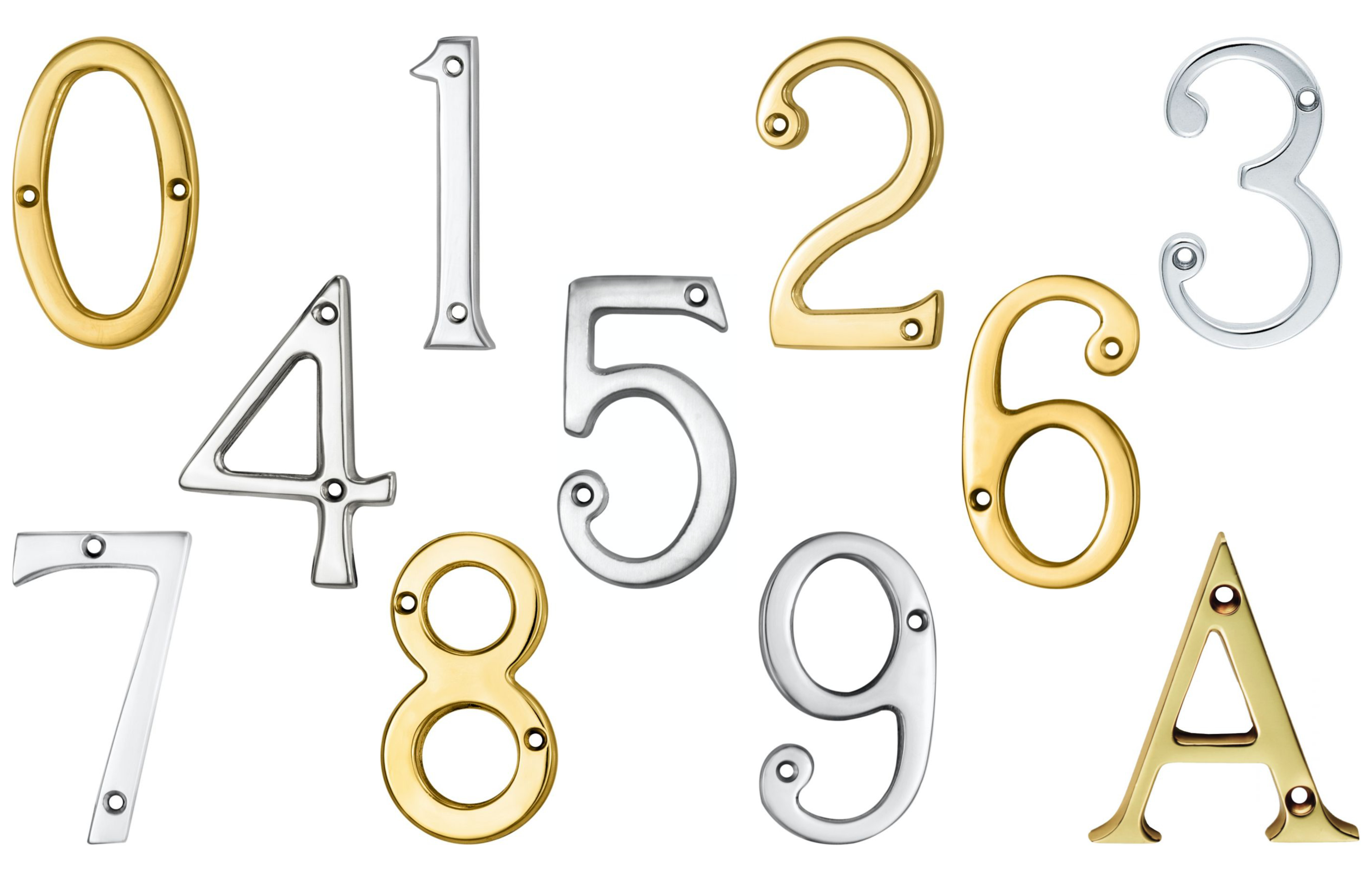 Numerals & Letters