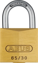 ABUS 65/30 Brass Key Differed Std Shackle Brass Padlock 65 Size 30mm