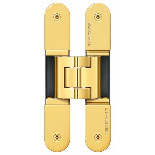 Simonswerk Tectus Te640 3D Adjustable Concealed Hinges Sw030 Polished Brass