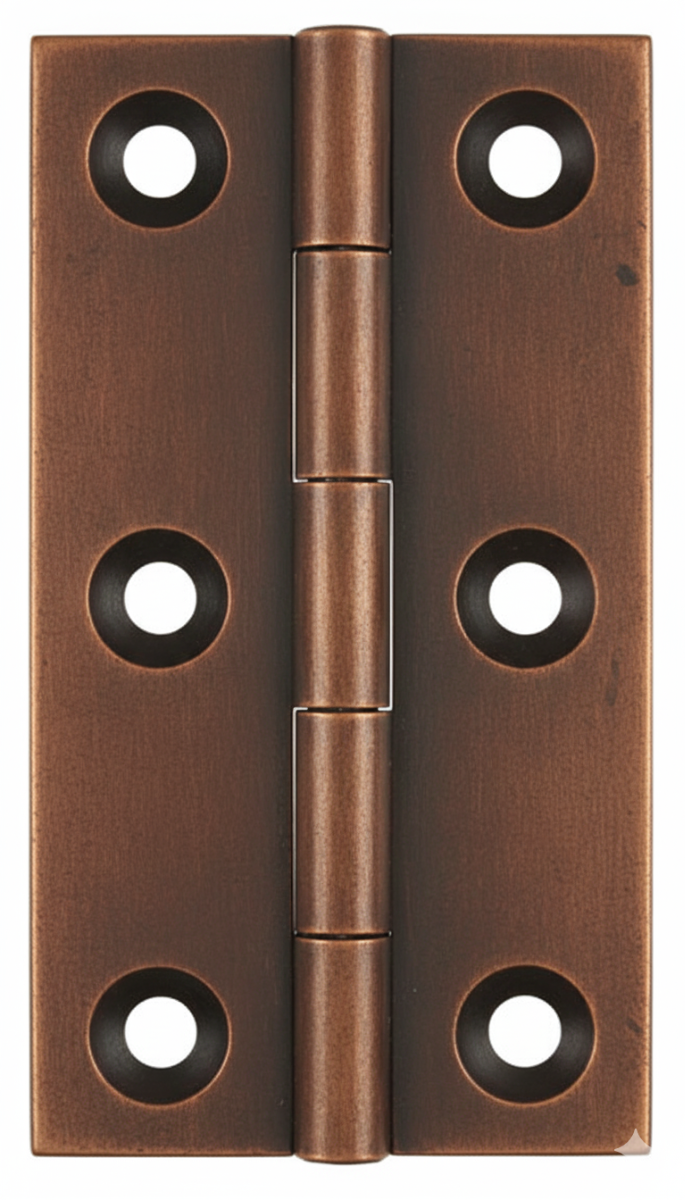 Simonswerk 0920 Solid Drawn Unwashered Brass Butt Hinges 38 X 23mm C/W Screws Imitation Bronze