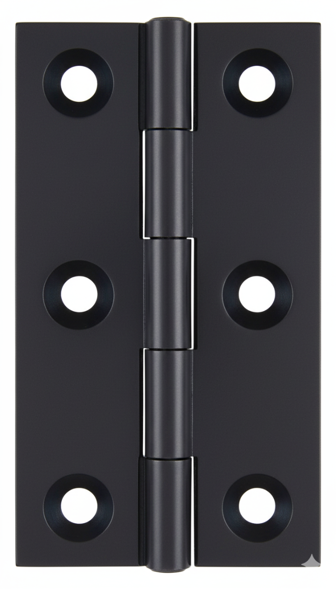 Simonswerk 0920 Solid Drawn Unwashered Brass Butt Hinges 38 X 23mm C/W Screws Midnight