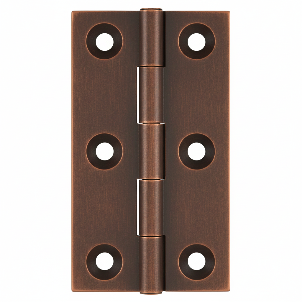 Simonswerk 0940 Solid Drawn Unwashered Brass Butt Hinges 50.8mm X 28.5mm C/W Screws Copper Bronze