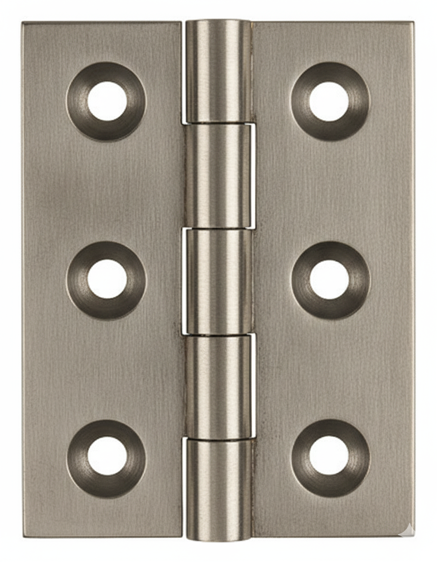 Simonswerk 0950 Solid Drawn Unwashered Brass Butt Hinges 50.8mm X 38mm C/W Screws Antique Nickel