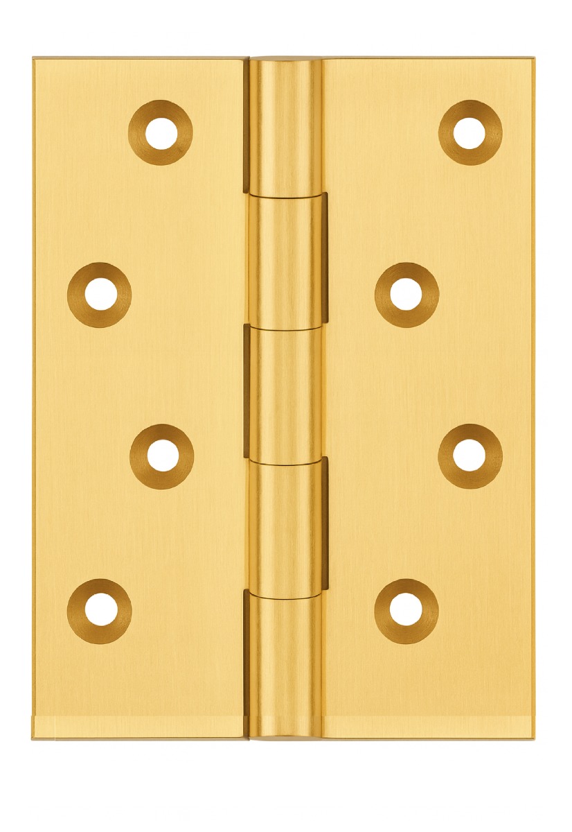 Simonswerk 1050 Solid Drawn Unwashered Brass Butt Hinges 100mm X 75mm C/W Screws Honeycombe
