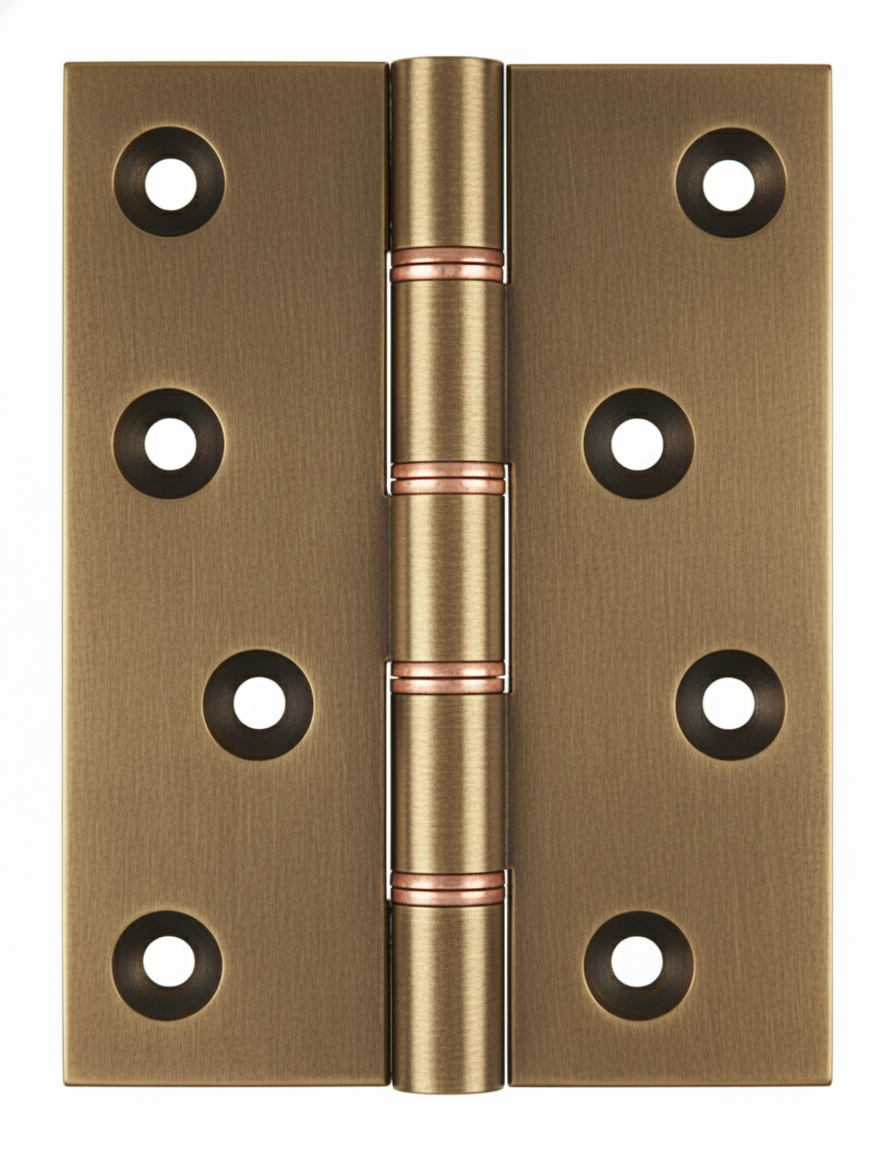 Simonswerk 1250 Double Phosphor Bronze Washered Brass Butt Hinge 100mmx 75mm c/w Screws Antique Brass