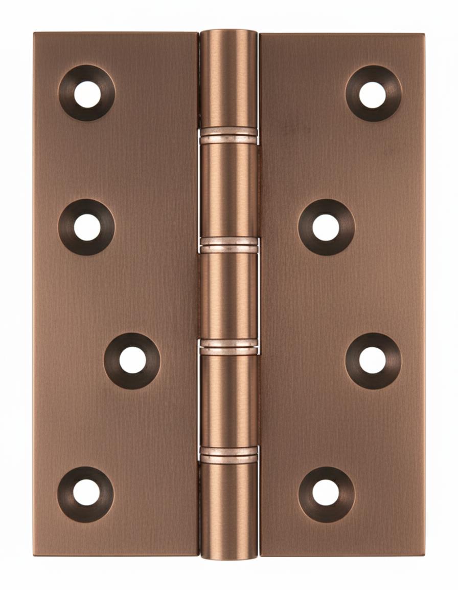 Simonswerk 1250 Double Phosphor Bronze Washered Brass Butt Hinge 100mmx 75mm c/w Screws Copper Bronze