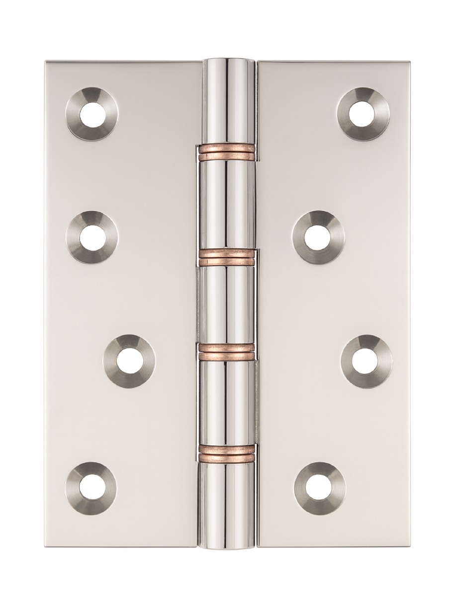 Simonswerk 1250 Double Phosphor Bronze Washered Brass Butt Hinge 100mmx 75mm c/w Screws Polished Chrome
