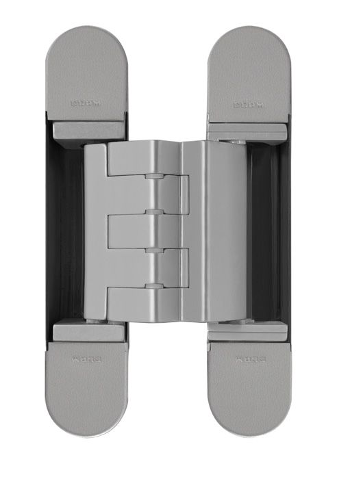 Eurospec 1418 Series 3D Concealed Hinge 150X30Mm Silver Painted - Screws Not Supplied CI001418ARG00 Silver