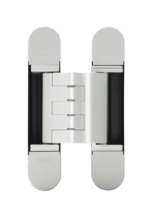 Eurospec 1418 Series 3D Concealed Hinge 150X30Mm White Varnished - Screws Not Supplied CI001418BIA00 White Varnished