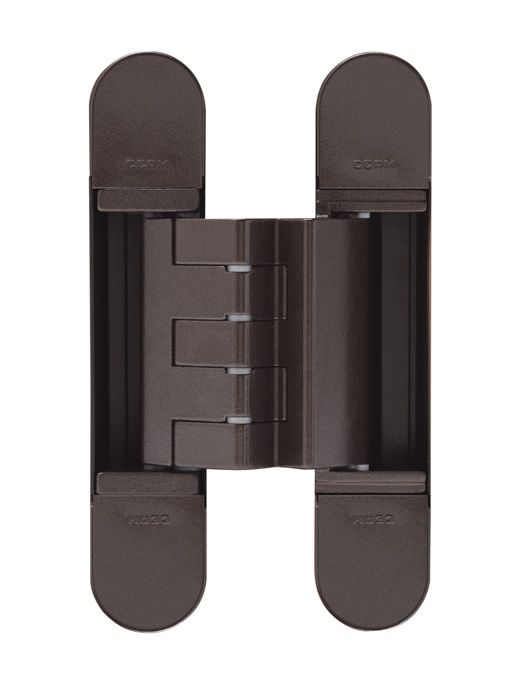 Eurospec 1418 Series 3D Concealed Hinge 150X30Mm Matt Bronze - Screws Not Supplied CI001418BRO00 Matt Bronze