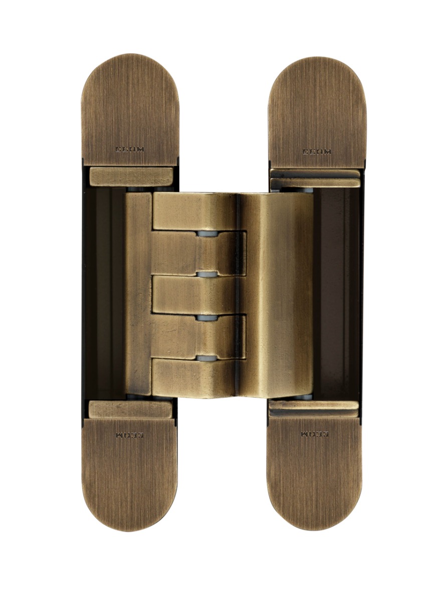 Eurospec 1418 Series 3D Concealed Hinge 150X30Mm Brass Plated - Screws Not Supplied CI001418OTT00 Polished Brass