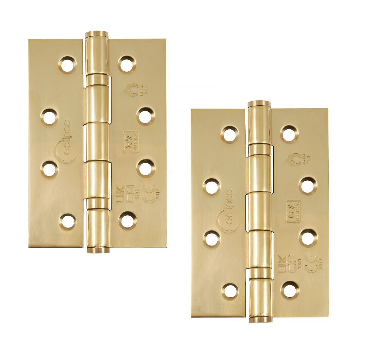 Eclipse Ball Bearing Hinge Grade 7 102x67x2mm EBP 14341EBP Electro Brass