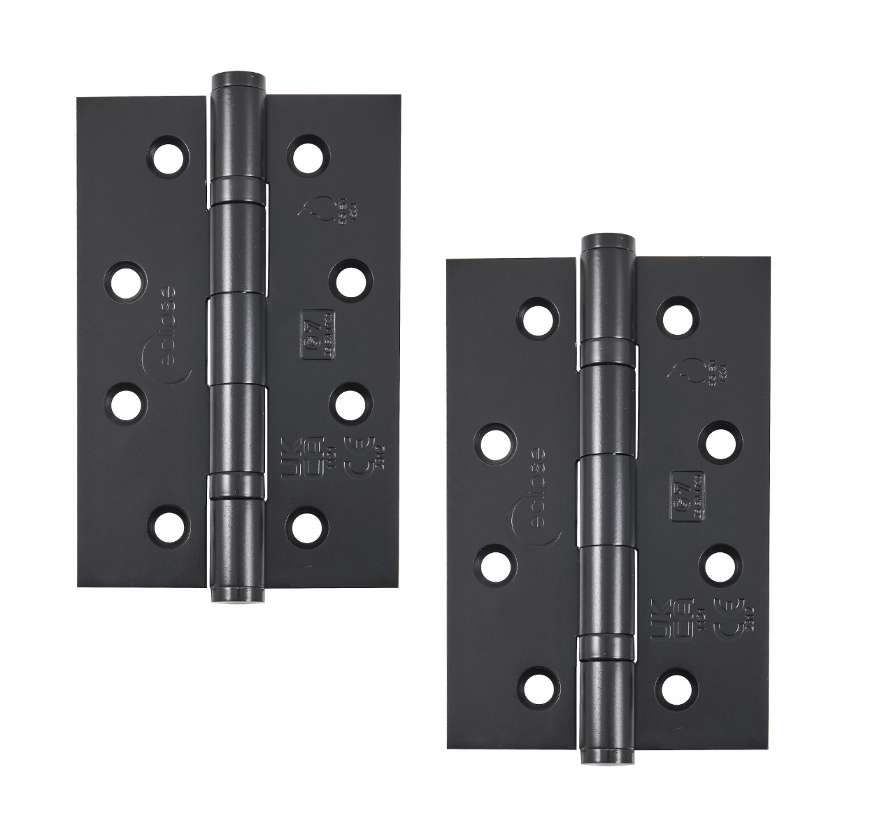 Eclipse Ball Bearing Hinge Grade 7 102x67x2mm BLK 14345 Black
