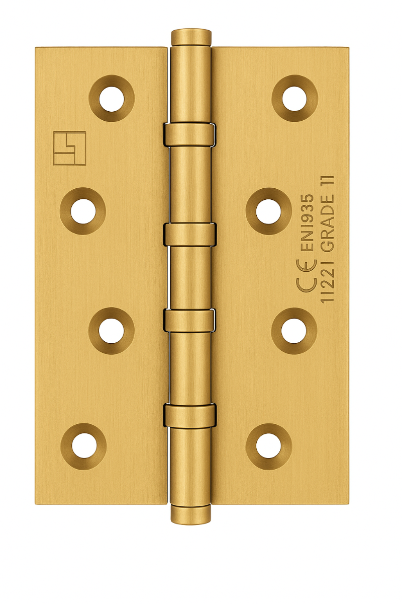 Simonswerk 1540CE Ball Race Brass Butt Hinges 100mm x 65mm c/w Screws Honeycombe