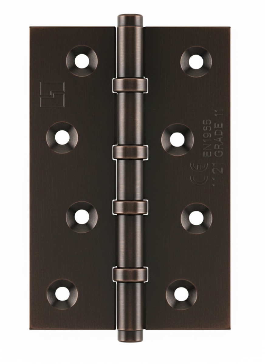 Simonswerk 1540CE Ball Race Brass Butt Hinges 100mm x 65mm c/w Screws Imitation Bronze