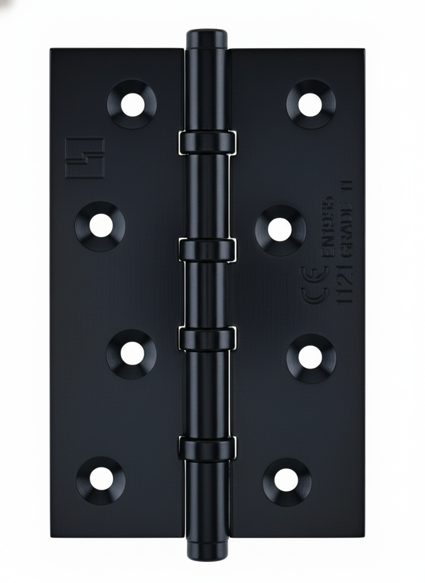 Simonswerk 1540CE Ball Race Brass Butt Hinges 100mm x 65mm c/w Screws Midnight