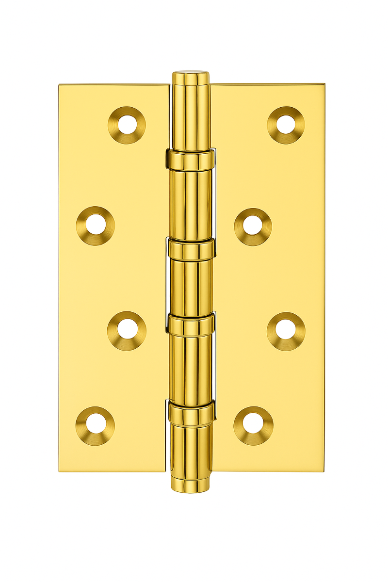 Simonswerk 1540 Ball Race Brass Butt Hinges 100mm x 65mm c/w Screws Self Colour