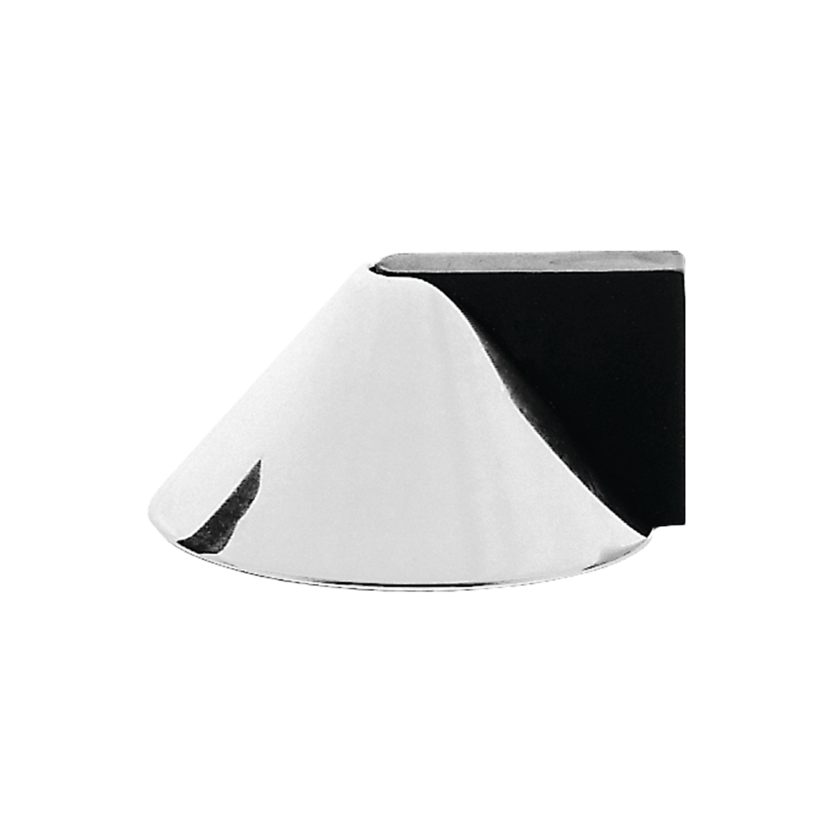 Karcher Design Z1923 door stop chrome 50 mm half-round