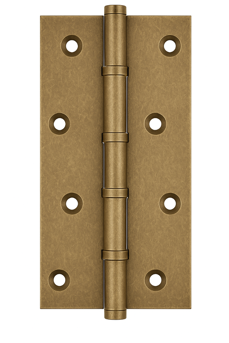 Simonswerk 1580 Ball Race Brass Butt Hinges 152.4mm x 75mm c/w Screws Aged Brass
