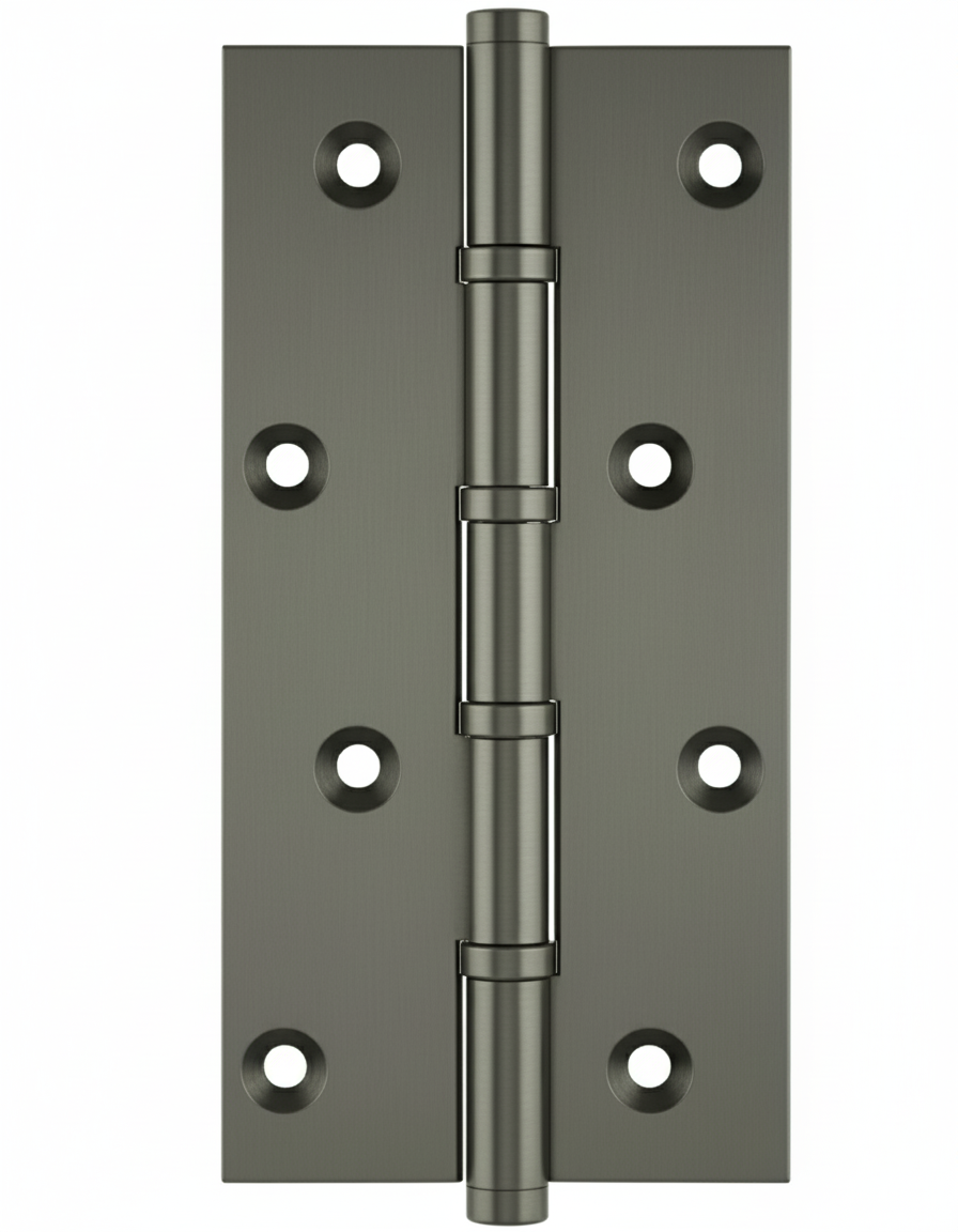 Simonswerk 1580 Ball Race Brass Butt Hinges 152.4mm x 75mm c/w Screws Antique Nickel