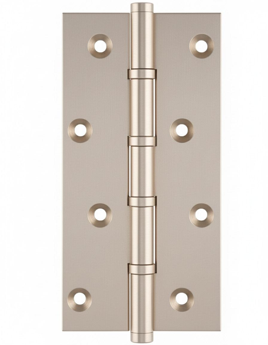 Simonswerk 1580 Ball Race Brass Butt Hinges 152.4mm x 75mm c/w Screws Pearl Nickel