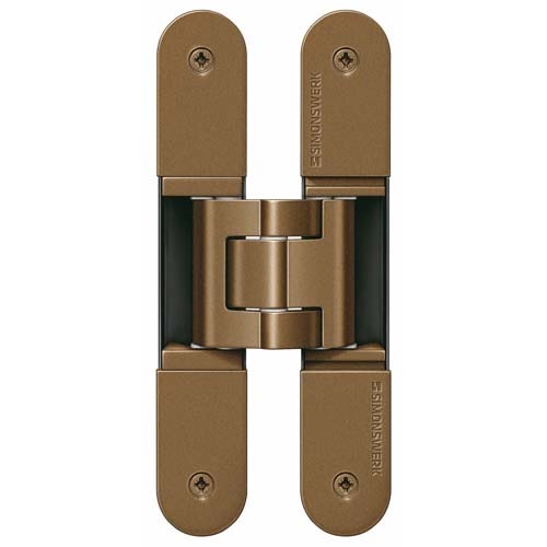 Simonswerk Tectus Te340 3D Fd30 Fire Rated Adjustable Concealed Hinges Sw168 Bronze Metalic