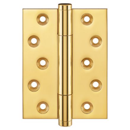 Simonswerk 1750 TRITECH Grade 14 Brass Butt Hinge For Door Weight 160kg 100mmx 76mm c/w Screws Polished Brass