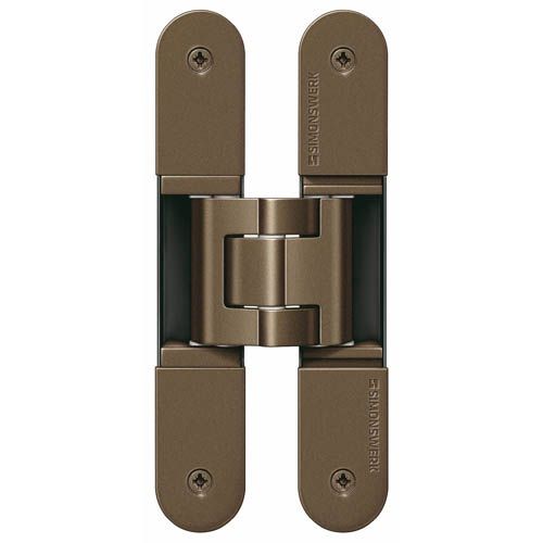 Simonswerk Tectus Te340 3D Fd30 Fire Rated Adjustable Concealed Hinges Sw175 Light Bronze