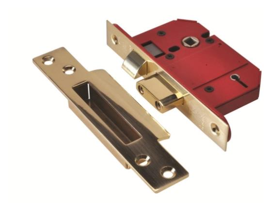 Union J2200S Bs 5 Lever. Sash Lock Square Forend Keyed Alike