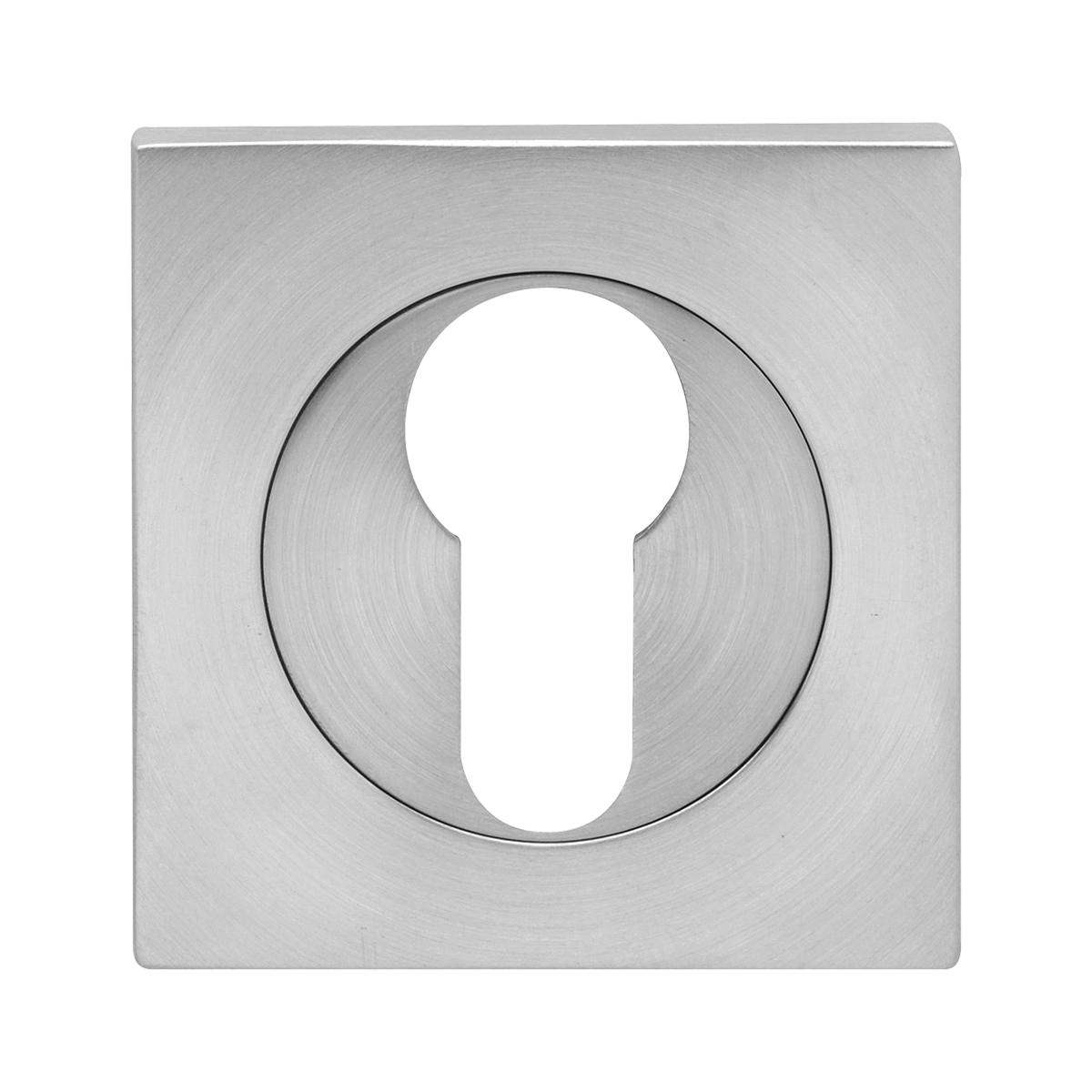 Karcher Design CEZ1341 PZ 71 3 piece rose, Euro profile cylinder Escutcheons satin stainless steel