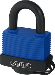 ABUS 70IB/50 Brass Key Differed S/Steel Covered Shackle Brass Padlock 70 Size 50mm