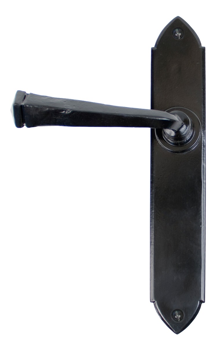 From The Anvil 33275 Black Gothic Lever Latch Set