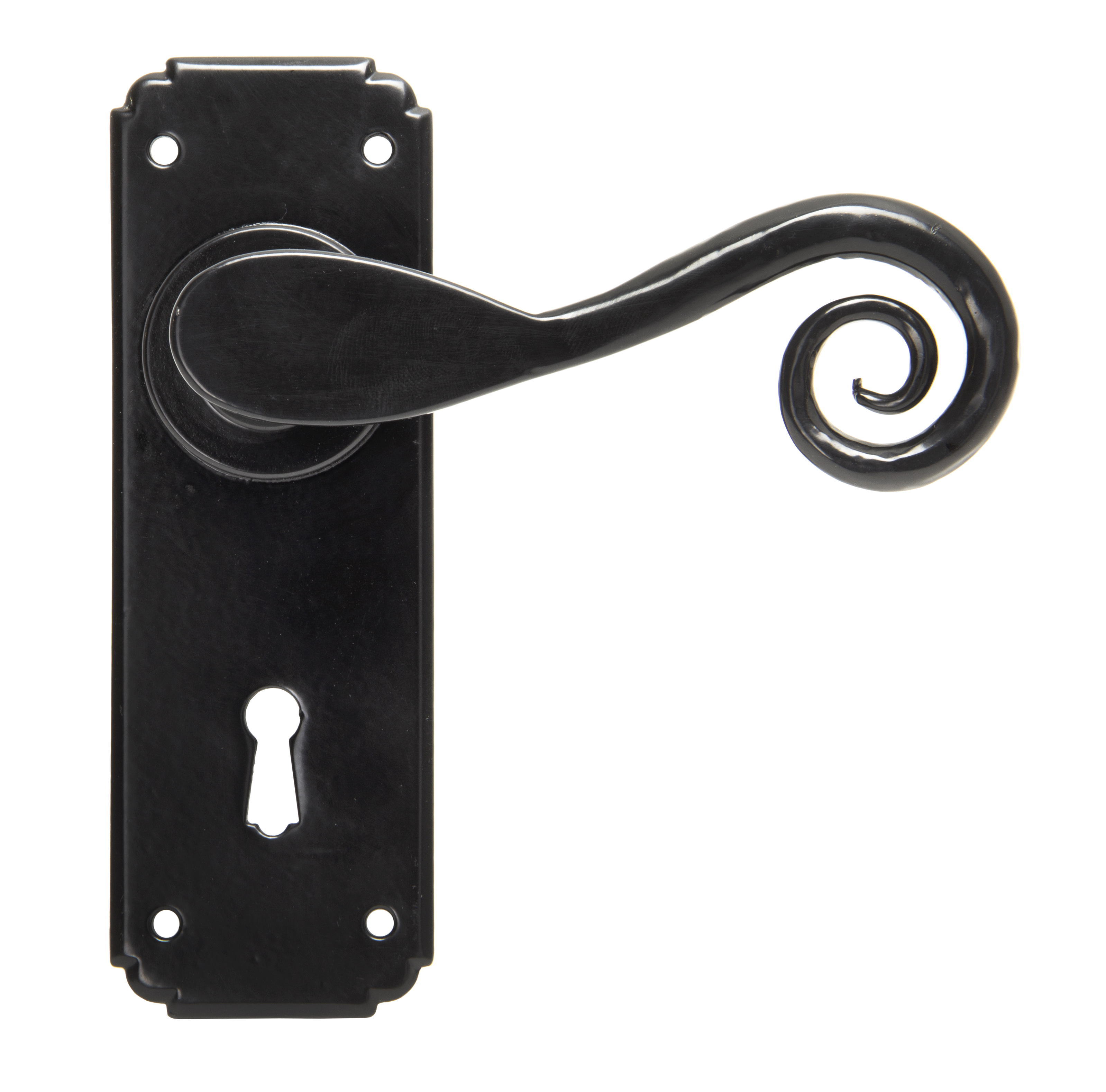 Black Monkeytail Lever Lock Set From The Anvil