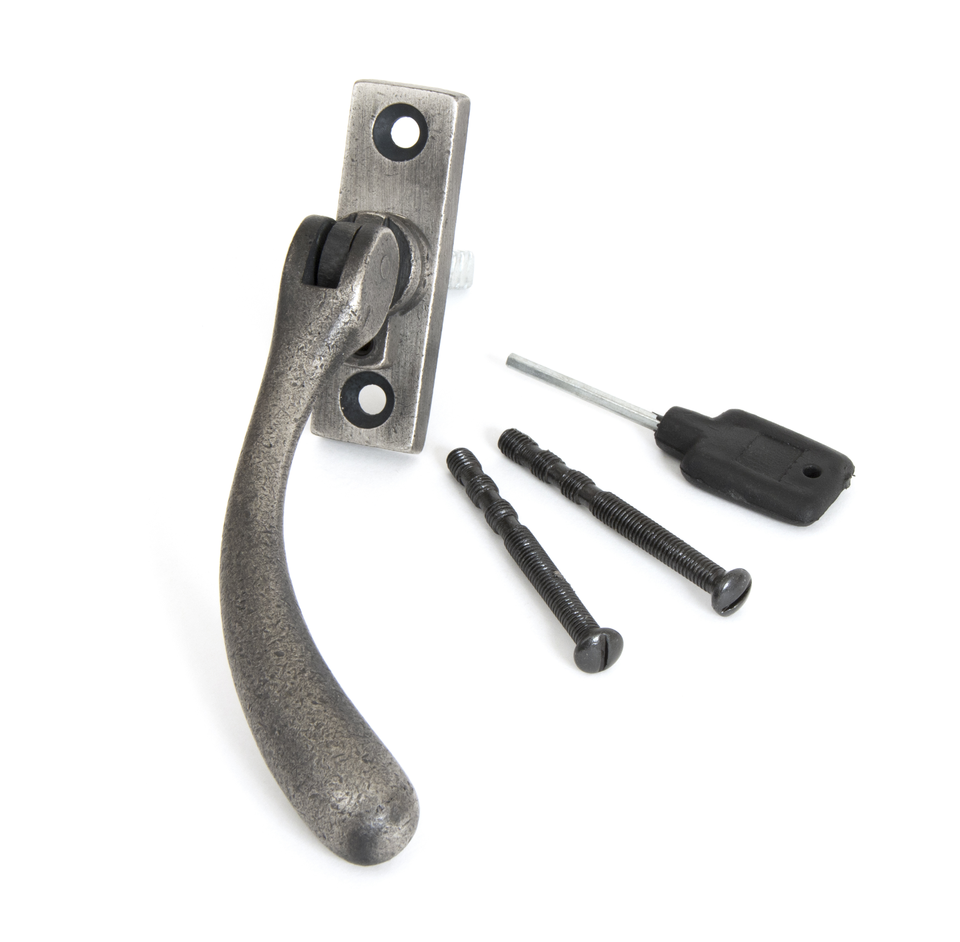 From The Anvil 33334 Antique Pewter Slim Peardrop Espag - RH