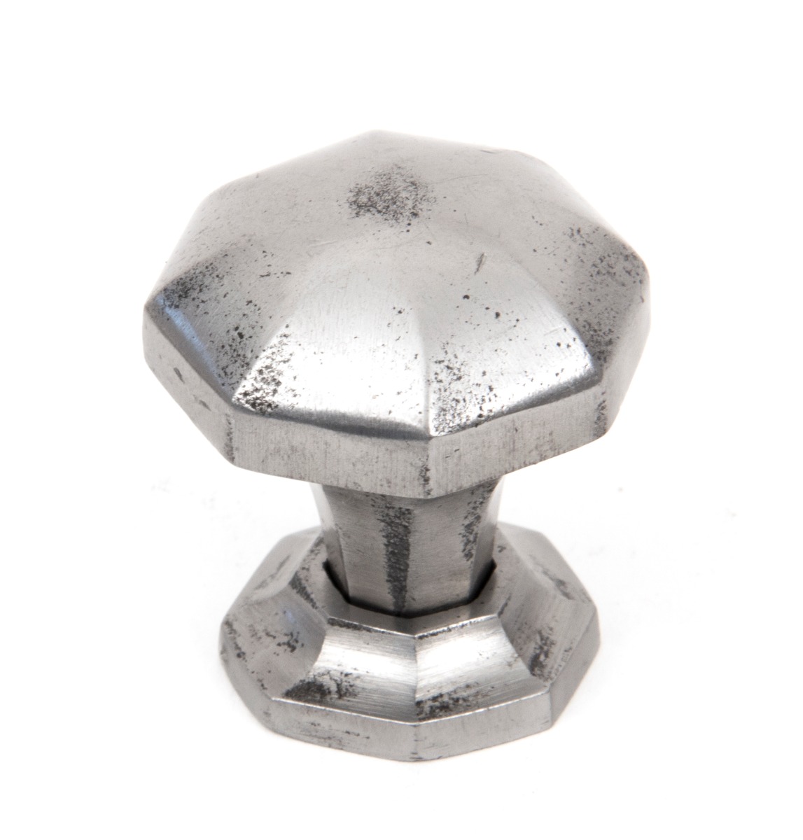 From The Anvil 33366 Natural Smooth Octagonal Cabinet Knob - Small
