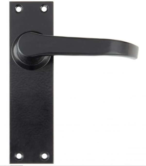 From The Anvil 33878 Black Deluxe Lever Latch Set