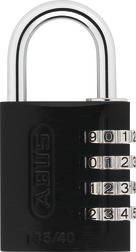 ABUS 145/40 Black B/EFSPP Black Std Shackle Combination Padlock 145 Size 40mm