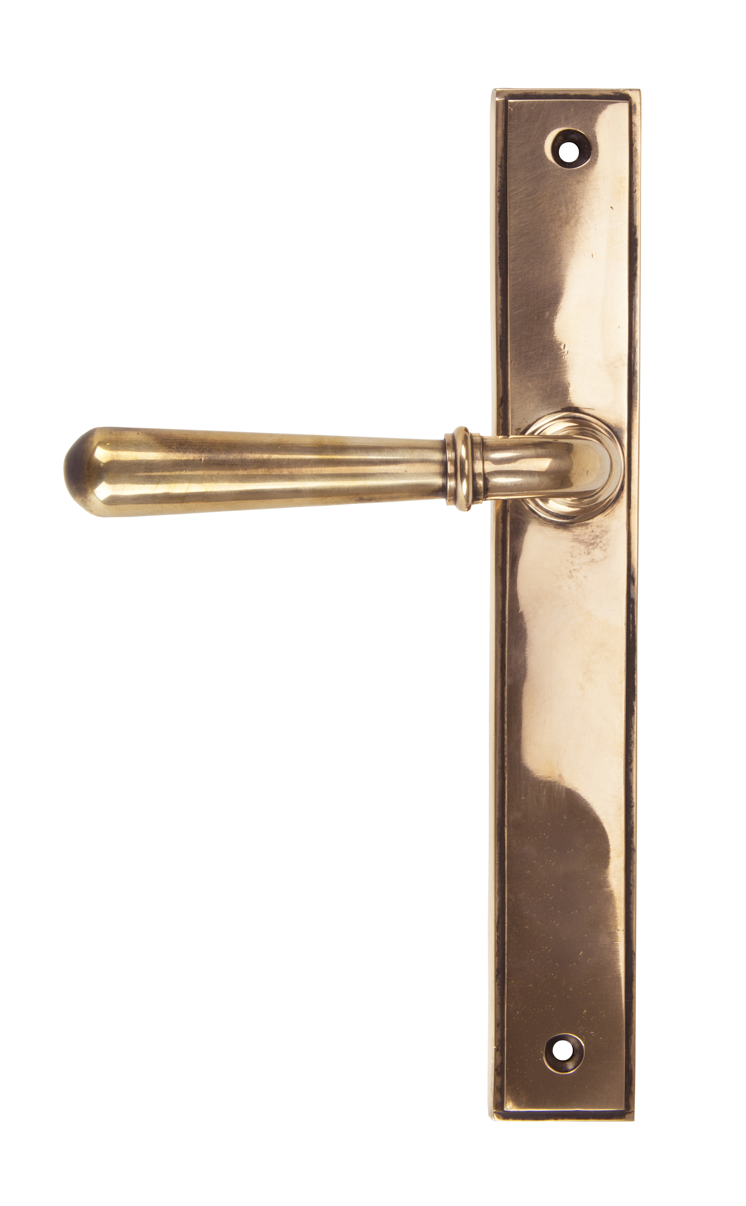 From The Anvil 45432 Polished Bronze Newbury Slimline Lever Latch Set
