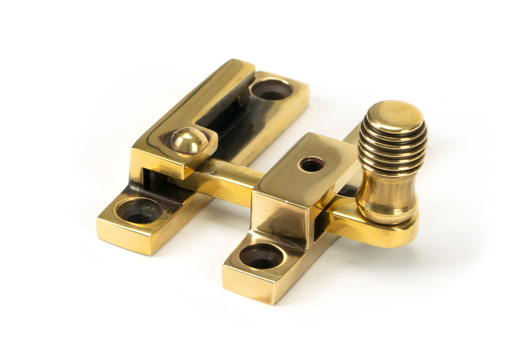From The Anvil 45480 Aged Brass Beehive Quadrant Fastener - Narrow Aged Brass