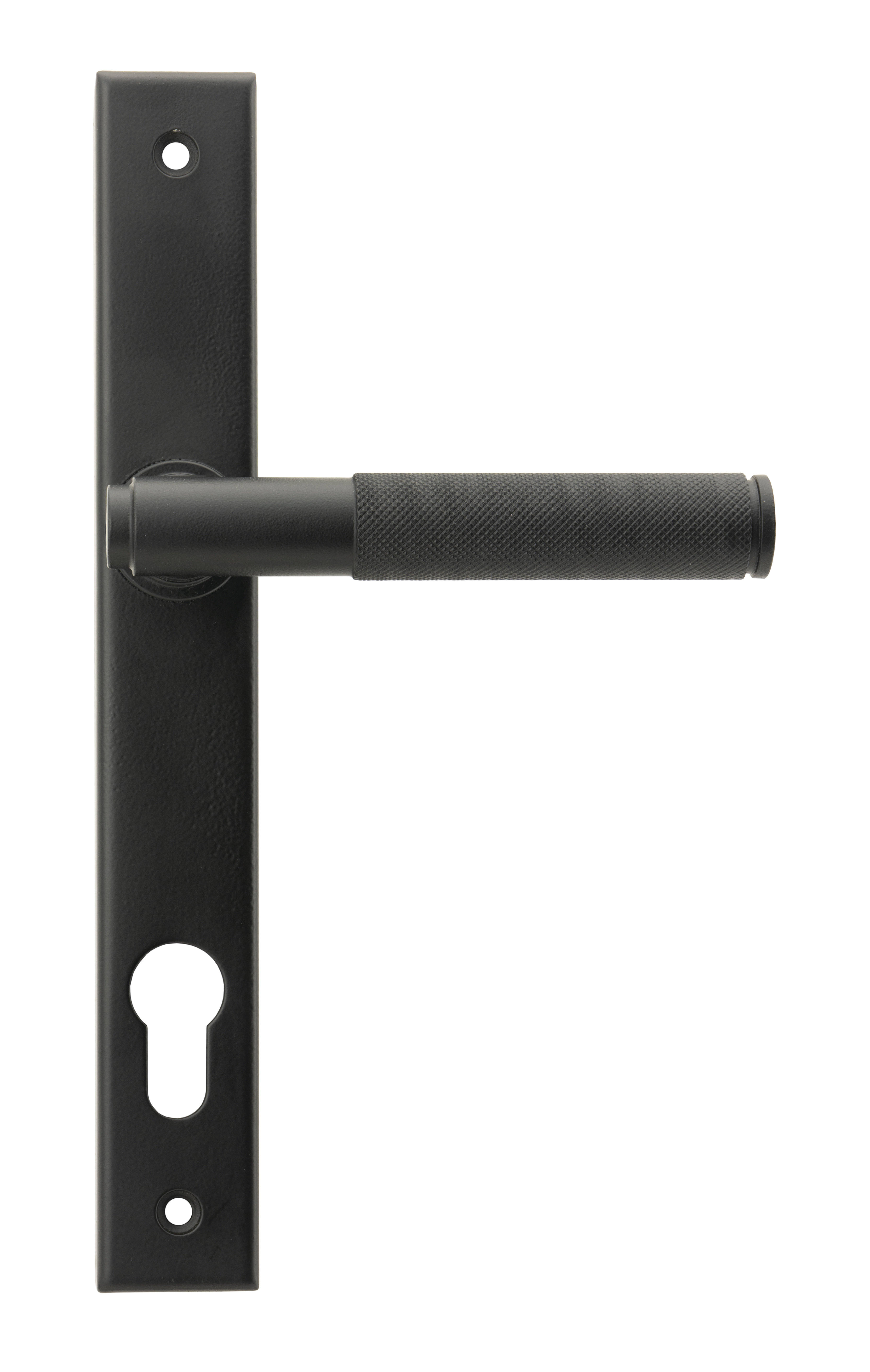 From The Anvil 45528 Matt Black Brompton Slimline Lever Espag. Lock Set