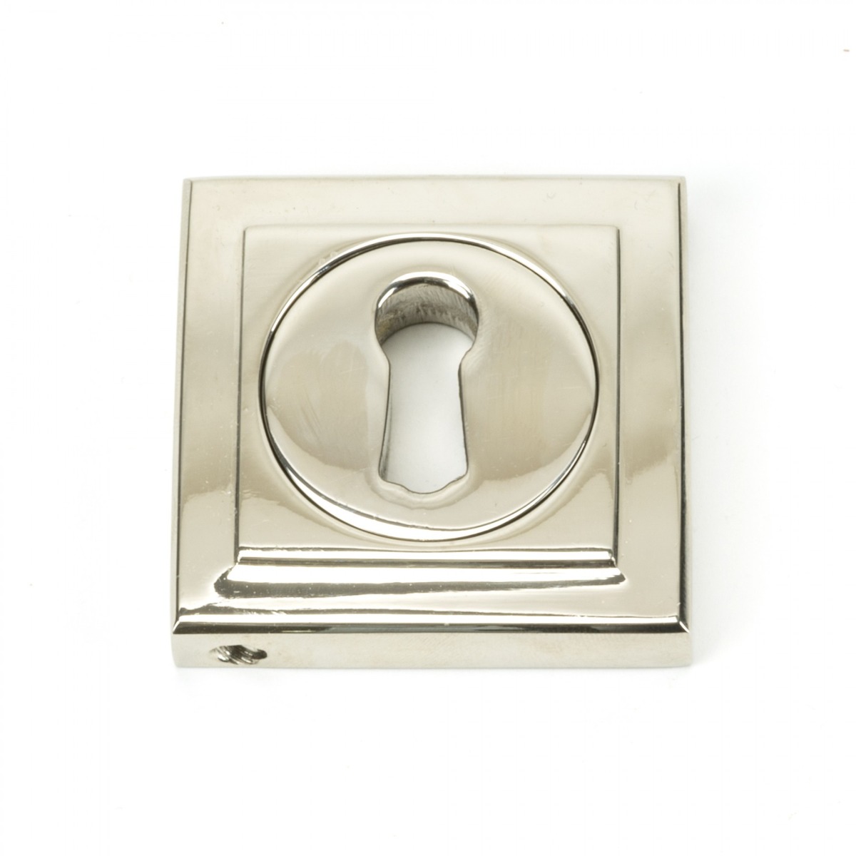 From The Anvil 45694 Polished Nickel Round Escutcheon (Square) Polished Nickel