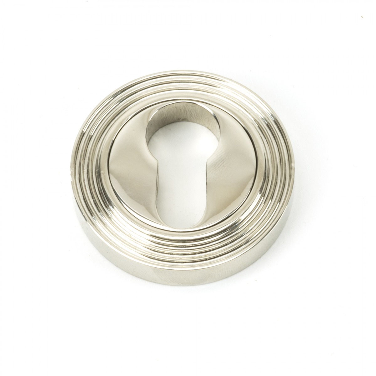 From The Anvil 45717 Polished Nickel Round Euro Escutcheon (Beehive) Polished Nickel