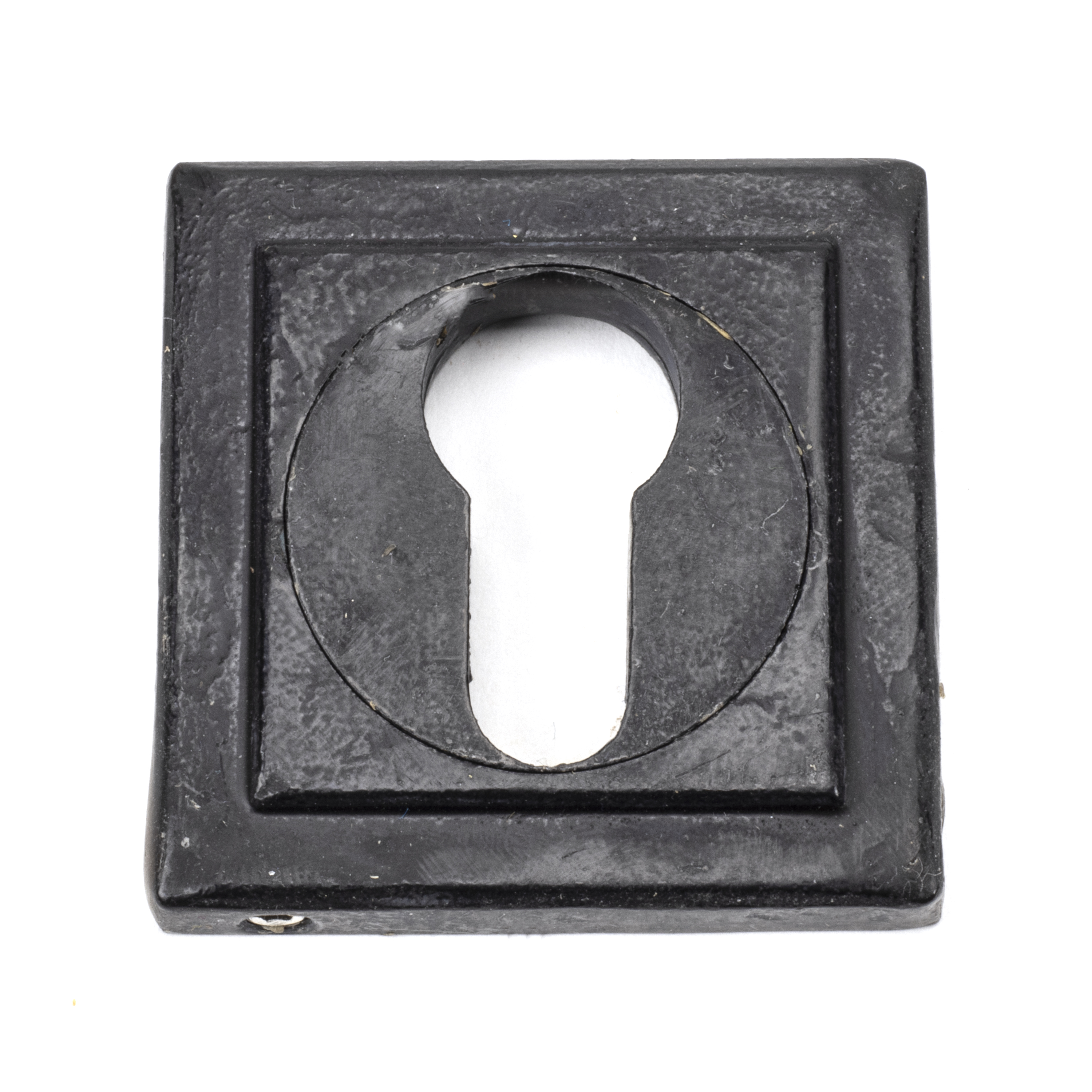 From The Anvil 45726 External Beeswax Round Euro Escutcheon (Square Rose)