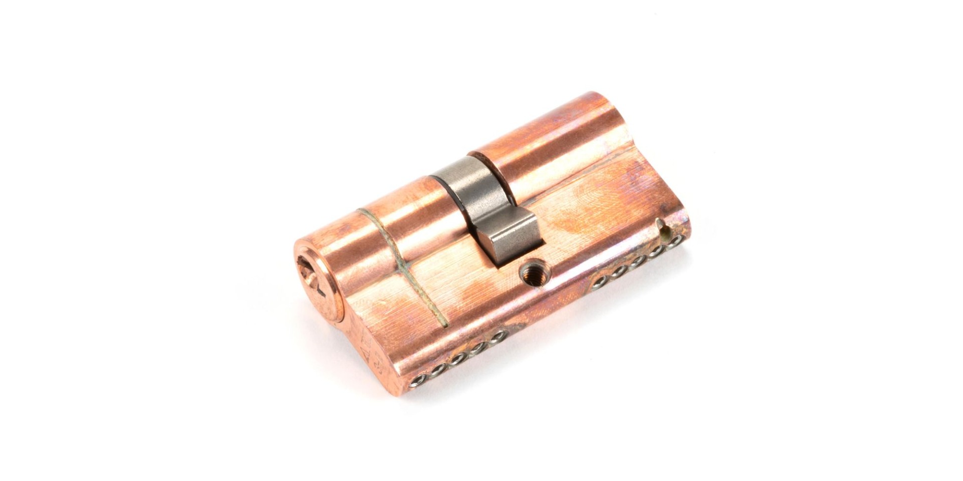 From The Anvil 45825 Polished Bronze 35/35 5pin Euro Cylinder KA Polished Bronze