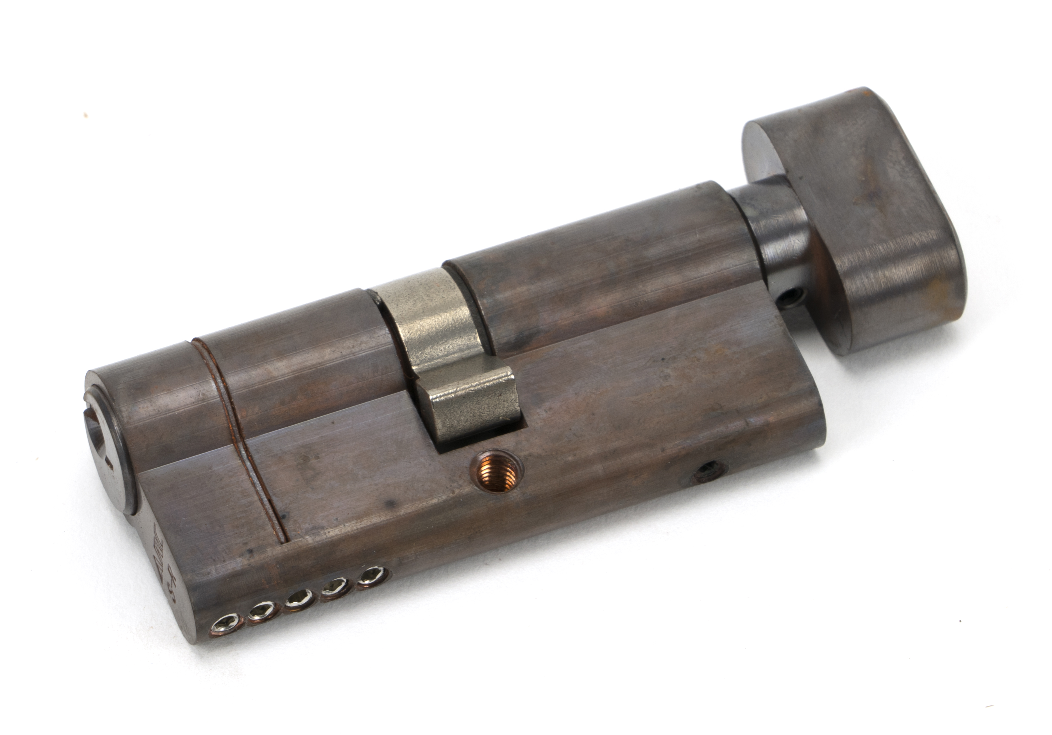 From The Anvil 45844 Aged Bronze 35/35 5pin Euro Cylinder/Thumbturn