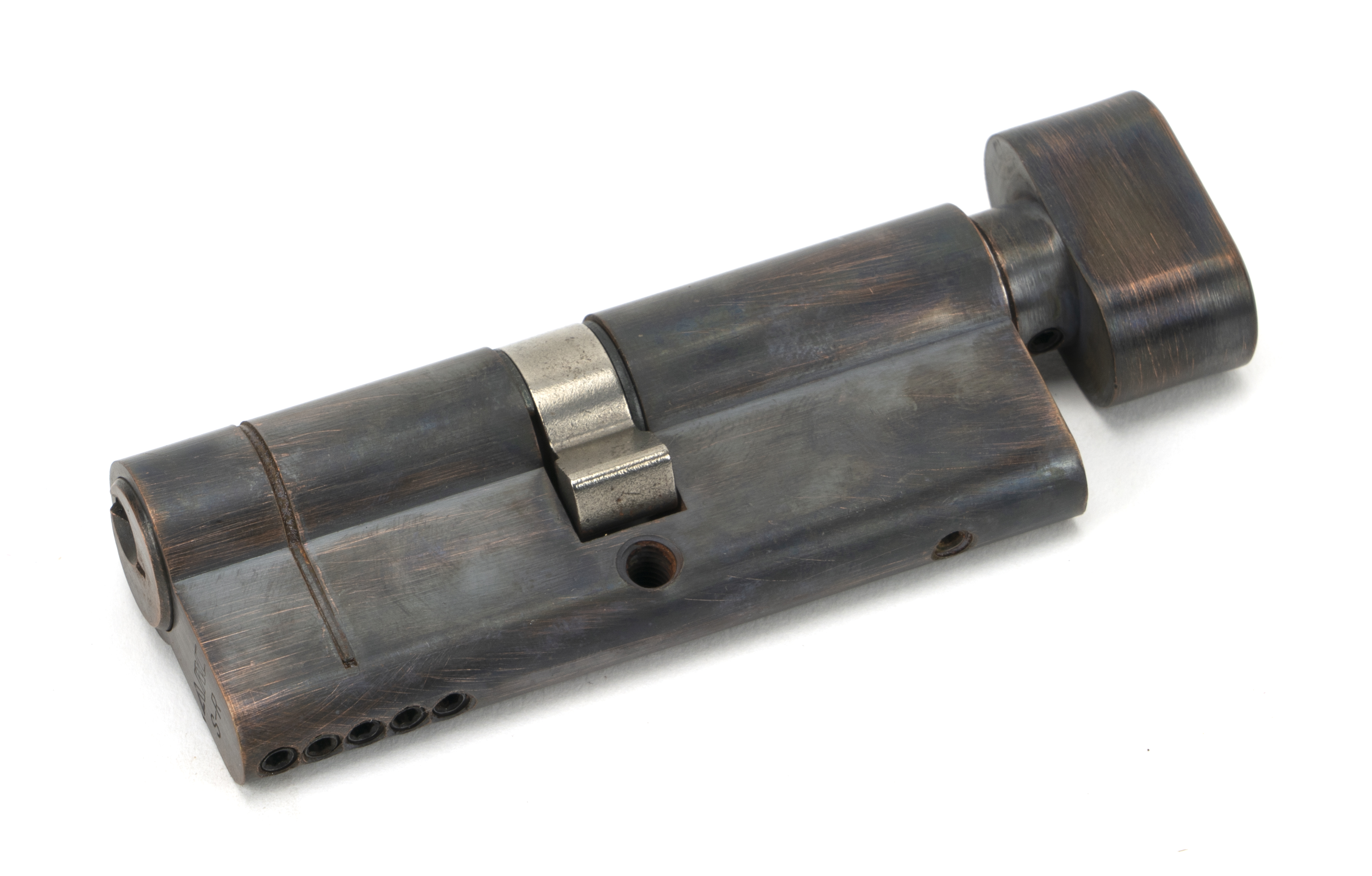 From The Anvil 45872 Aged Bronze 40/40 5pin Euro Cylinder/Thumbturn KA