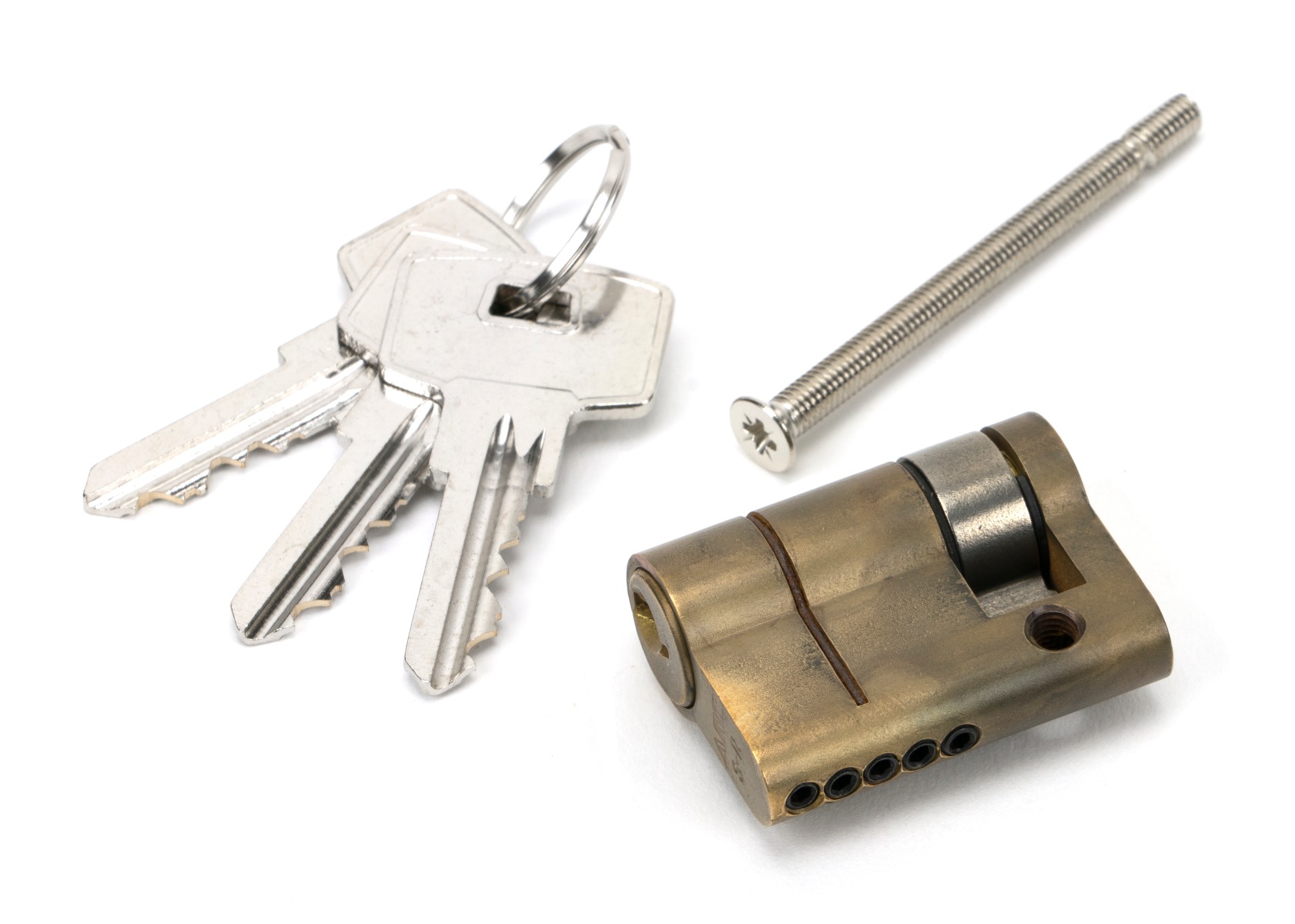 From The Anvil 45879 Aged Brass 30/10 5pin Single Cylinder