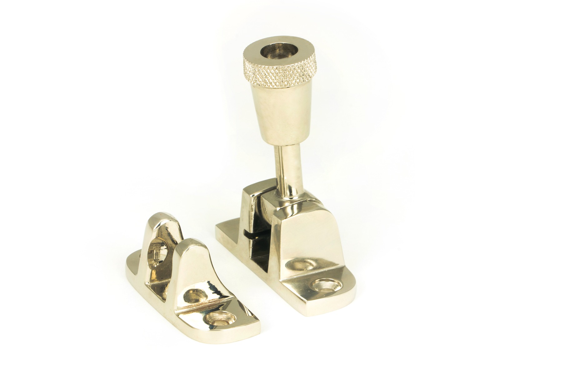 From The Anvil 45943 Polished Nickel Brompton Brighton Fastener (Radiused) Polished Nickel