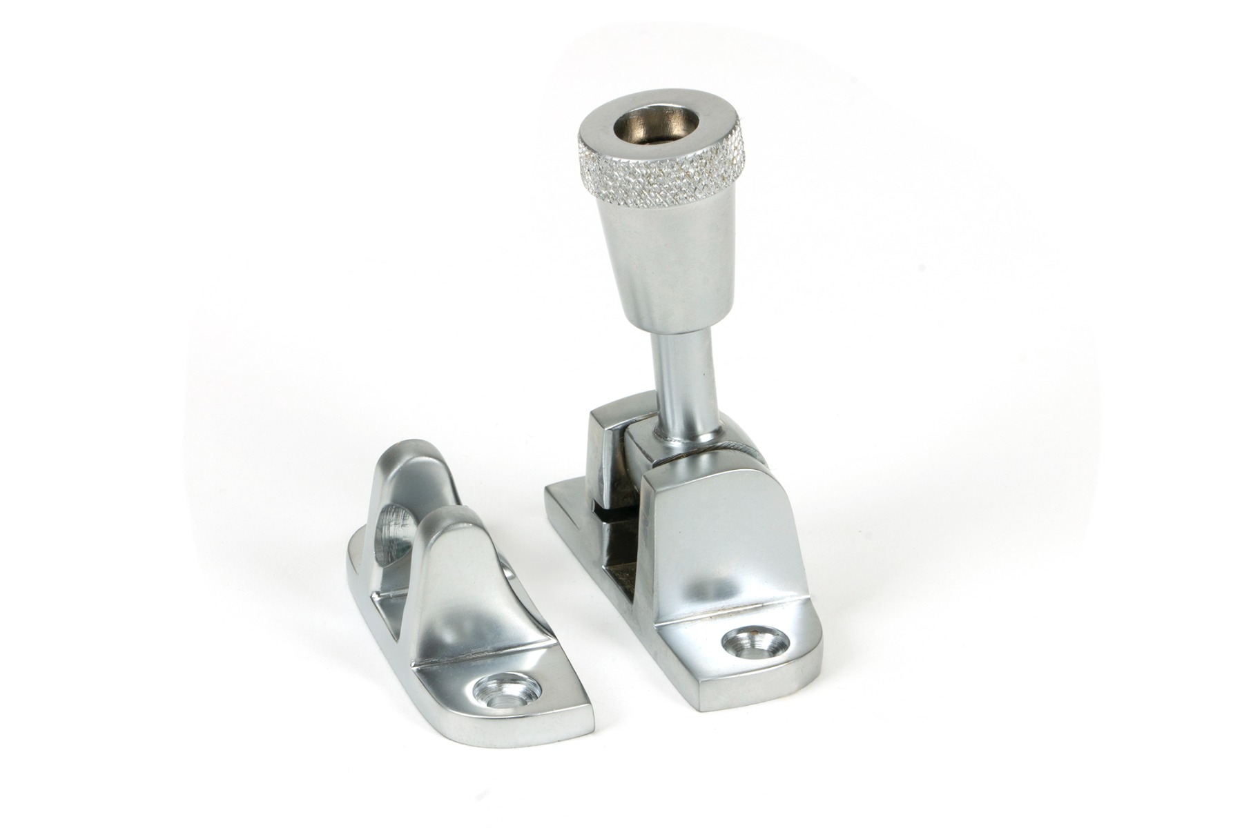 From The Anvil 45946 Satin Chrome Brompton Brighton Fastener (Radiused) Satin Chrome